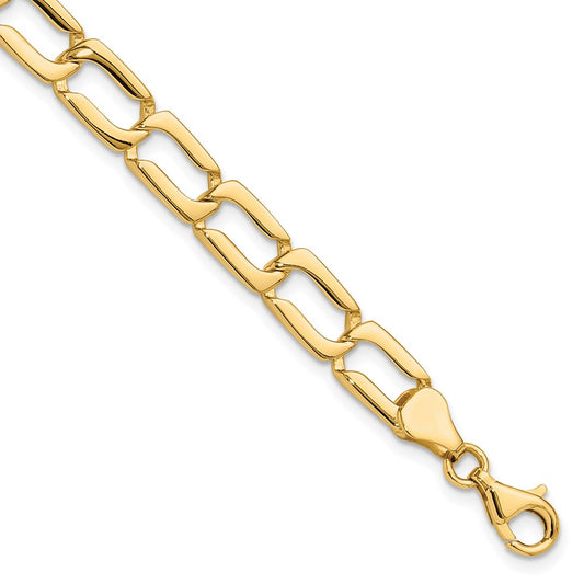 8.5 Inch 14K Polished Link Bracelet