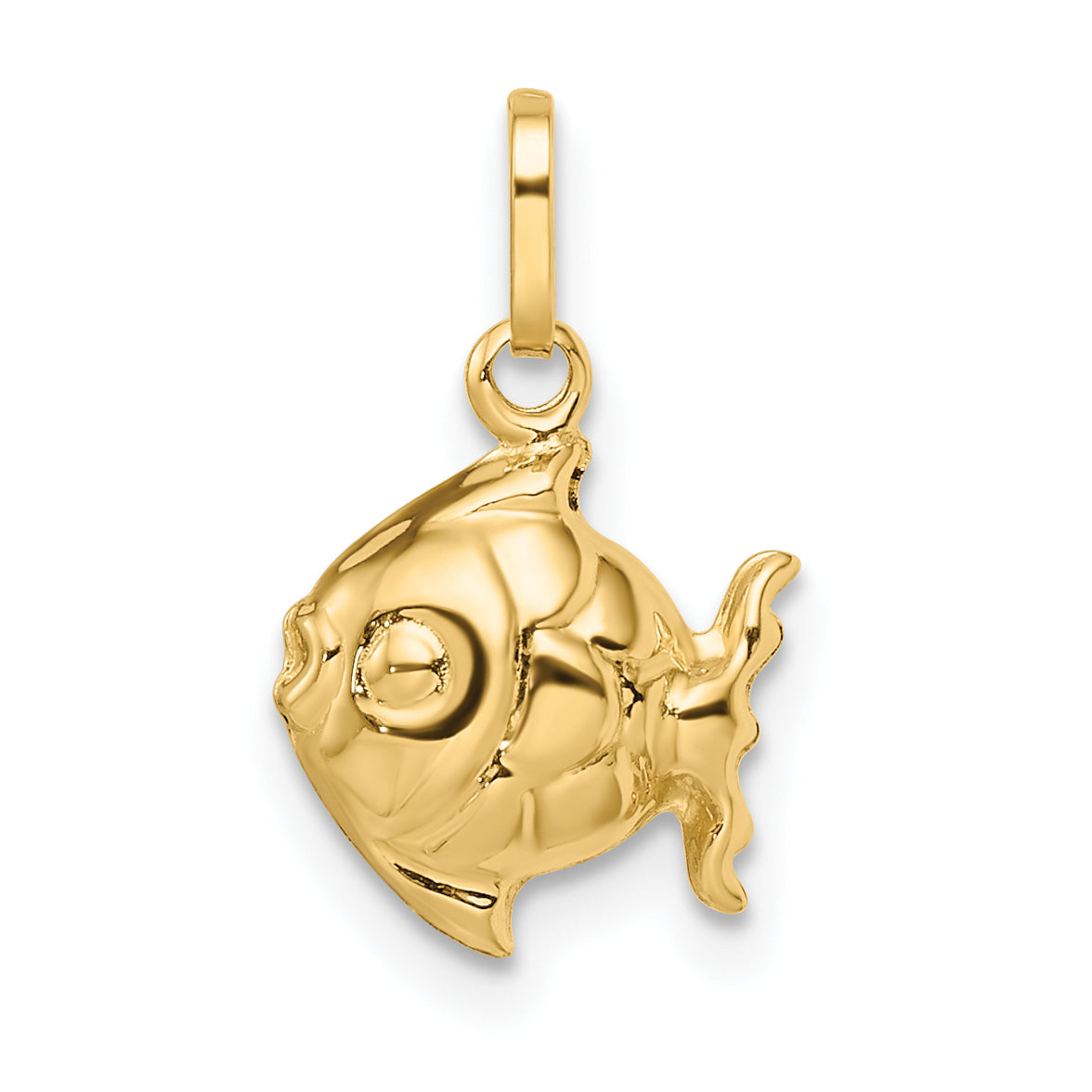 14k Yellow Gold 14k Madi K Polished 3-D Fish Pendant