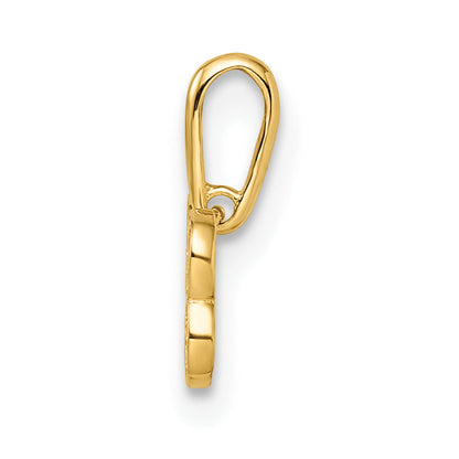 14k Yellow Gold 14k Madi K CZ Dog Bone Pendant