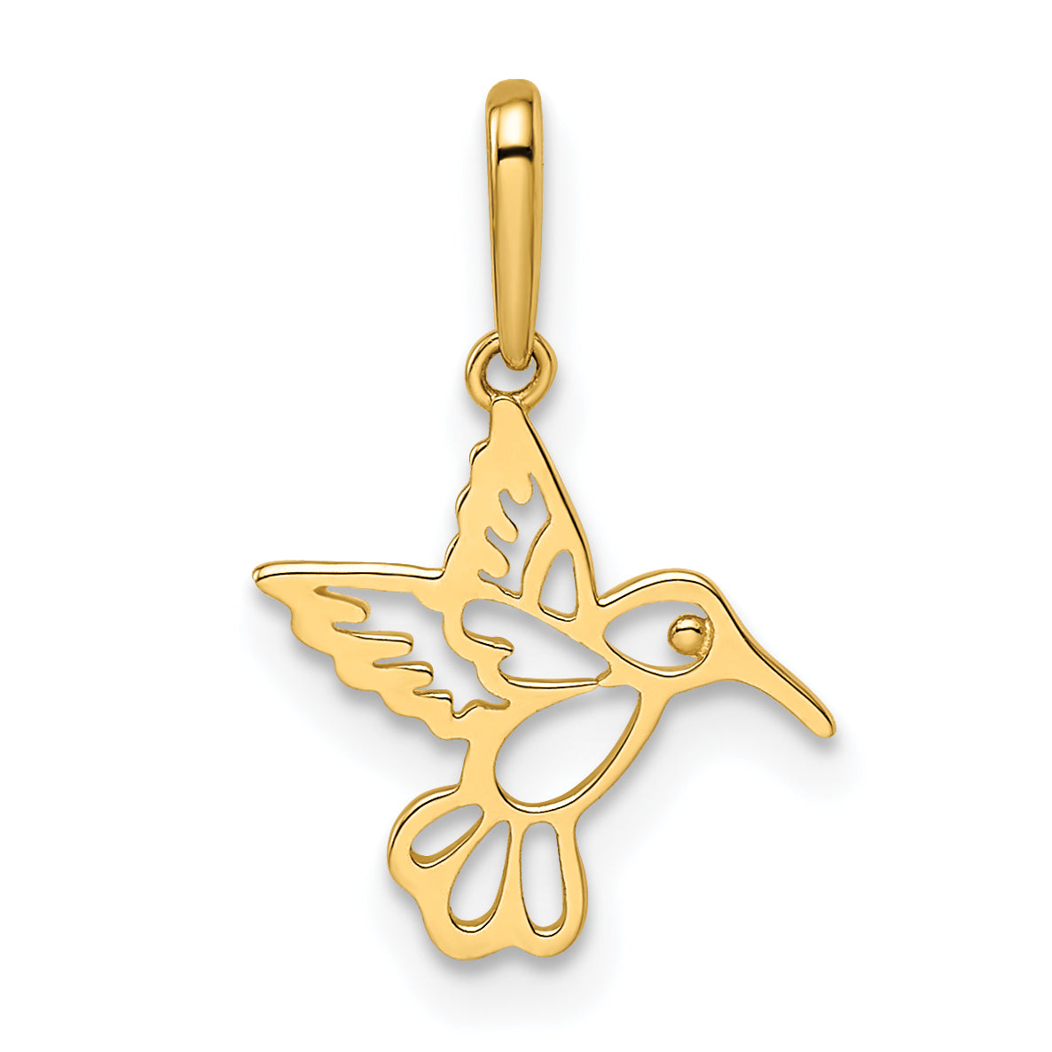 14k Yellow Gold 14k Madi K Hummingbird Pendant