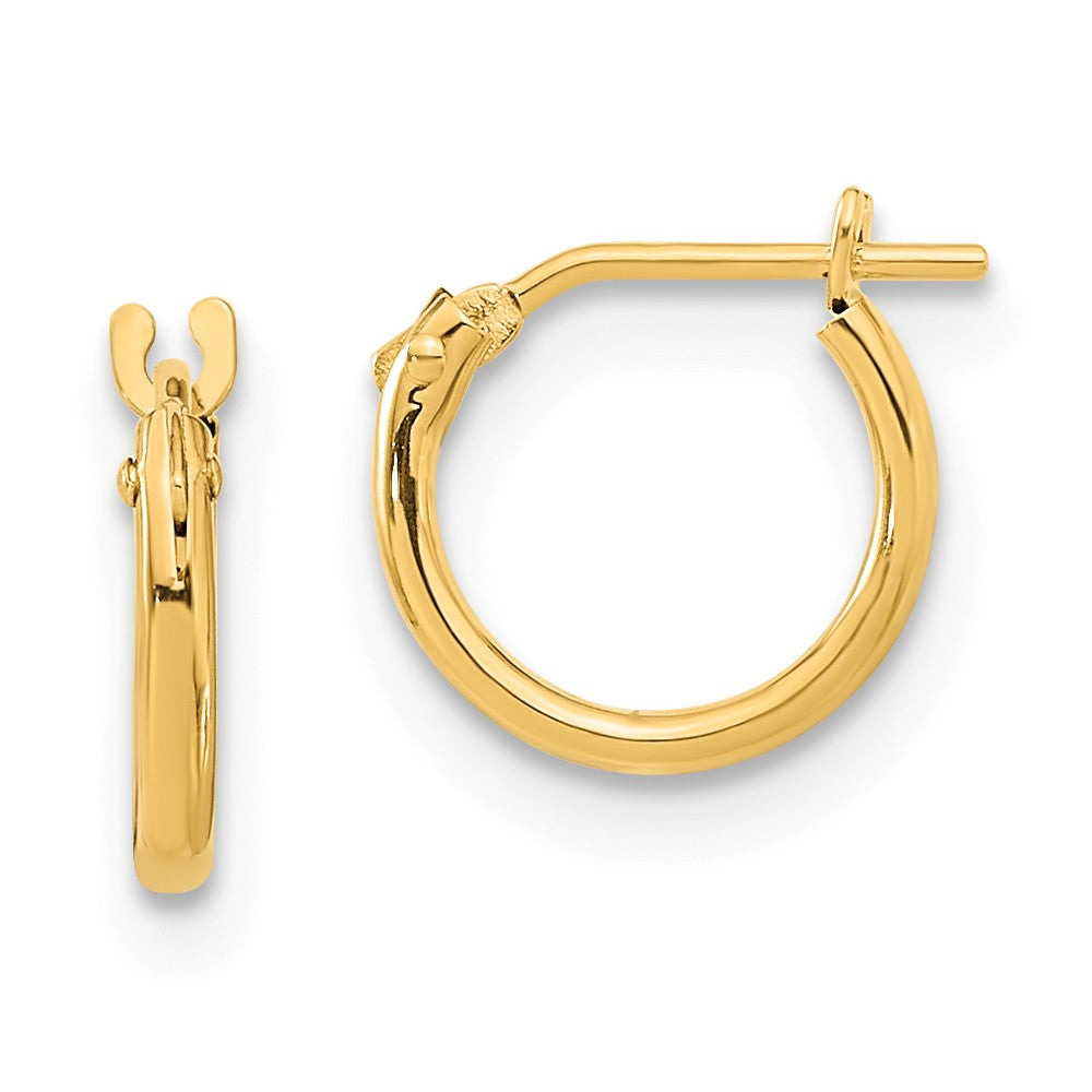 14K Yellow Gold Madi K Hoop Earrings
