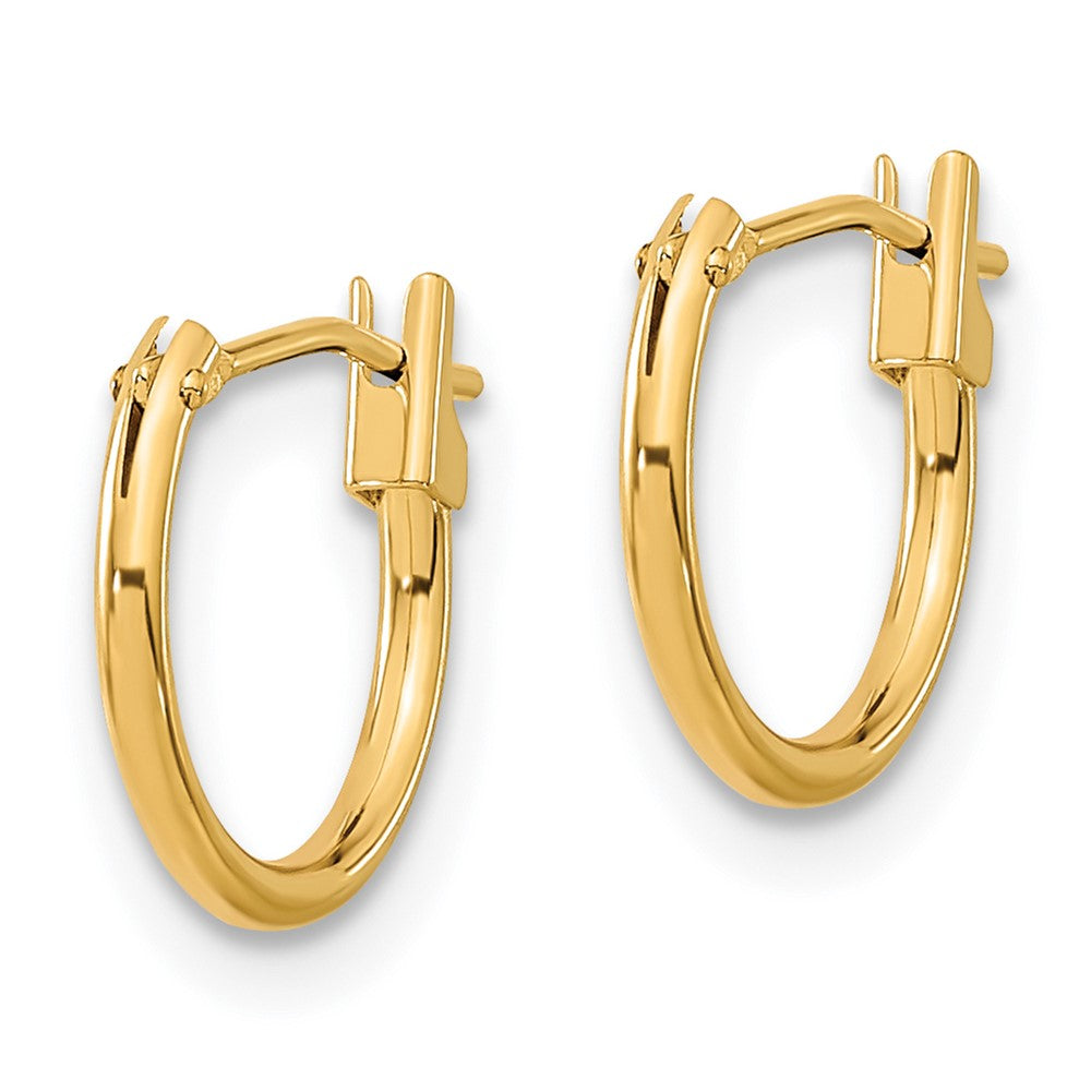 14K Yellow Gold Madi K Hoop Earrings