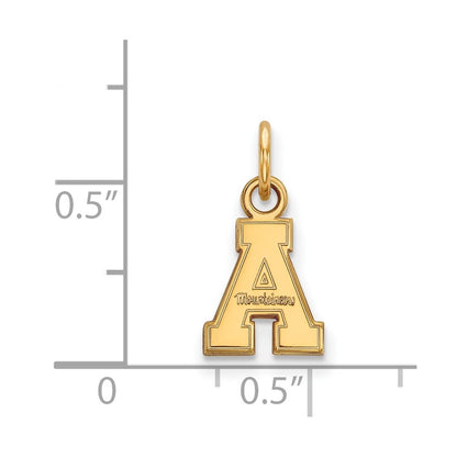 14K Yellow Gold Logoart Appalachian State University Extra Small Pendant