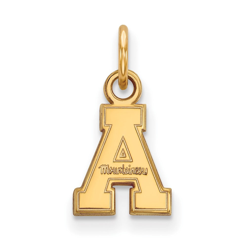 10K Yellow Gold Logoart Appalachian State University Extra Small Pendant