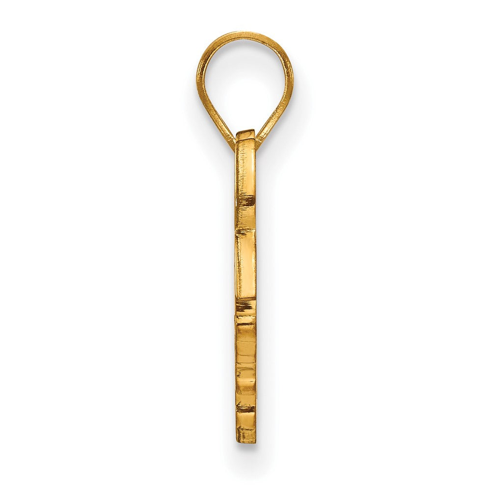 10K Yellow Gold Logoart Arkansas State University Wolf Small Pendant