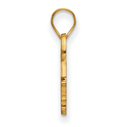 Gold Plated Sterling Silver Logoart Arkansas State University Wolf Small Pendant