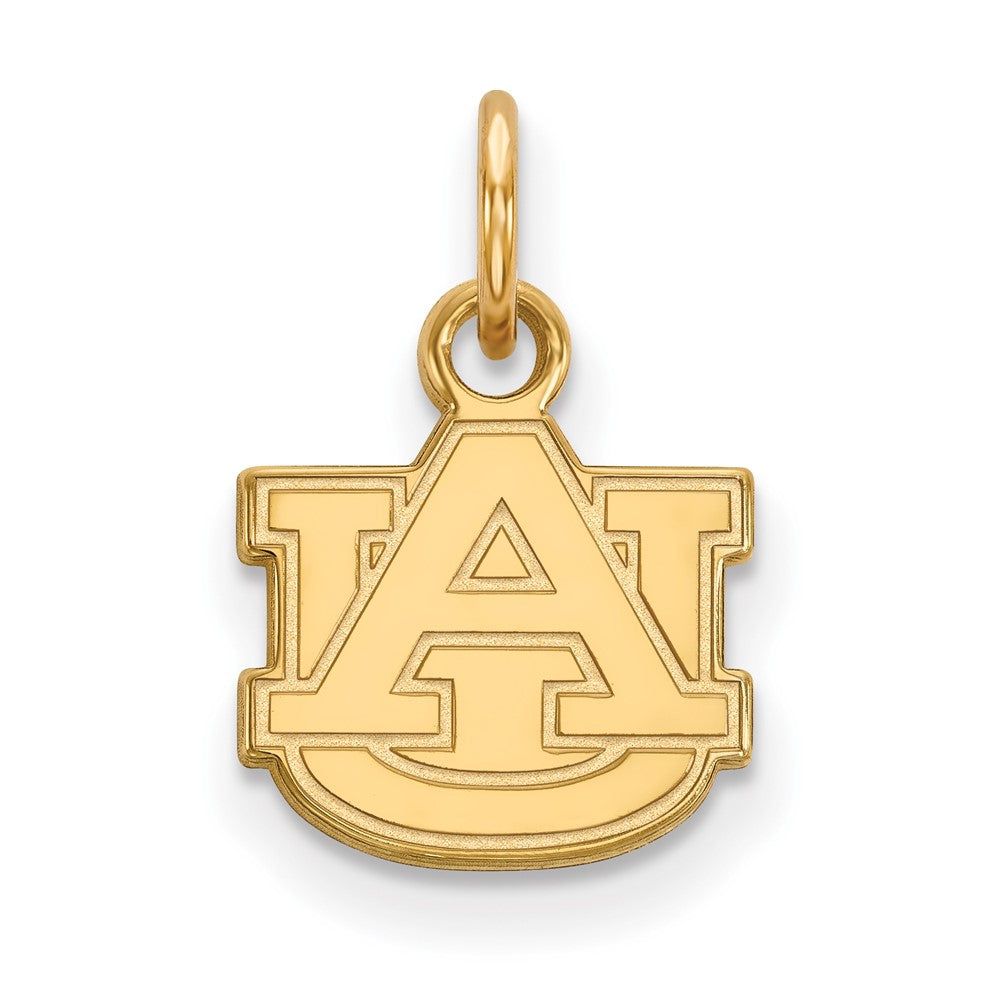 14K Yellow Gold Logoart Auburn University A U Extra Small Pendant