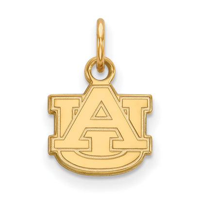 Gold Plated Sterling Silver Logoart Auburn University A U Extra Small Pendant