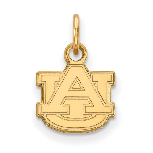 Gold Plated Sterling Silver Logoart Auburn University A U Extra Small Pendant