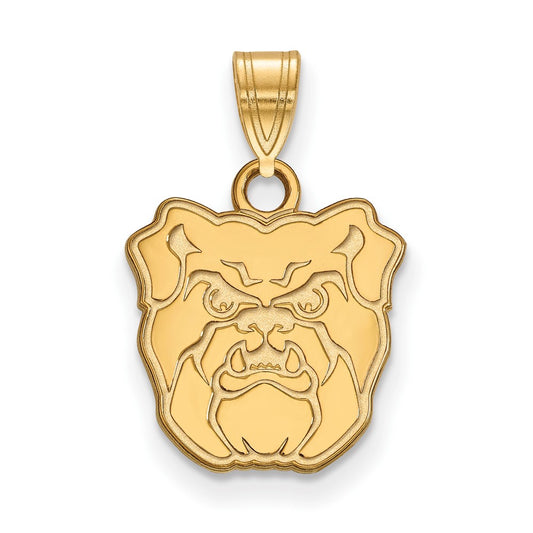 14K Yellow Gold Logoart Butler University Bulldog Small Pendant