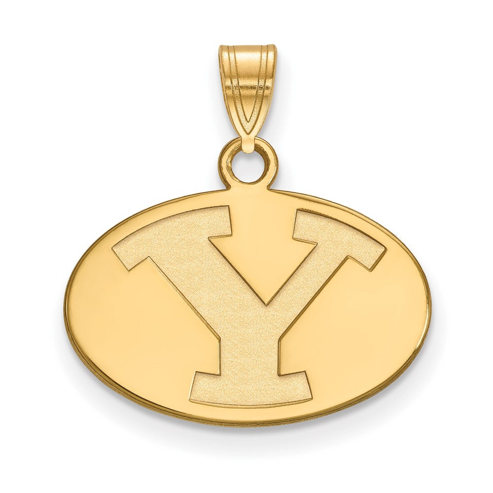 10K Yellow Gold Logoart Brigham Young University Letter Y Small Pendant