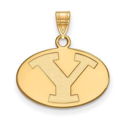 10K Yellow Gold Logoart Brigham Young University Letter Y Small Pendant