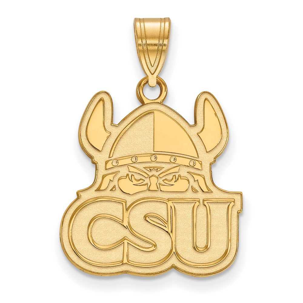 14K Yellow Gold Logoart Cleveland State University Large Pendant