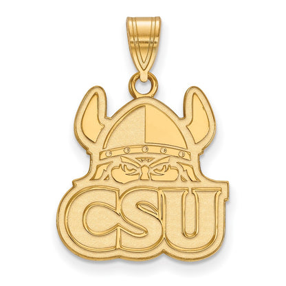 14K Yellow Gold Logoart Cleveland State University Large Pendant
