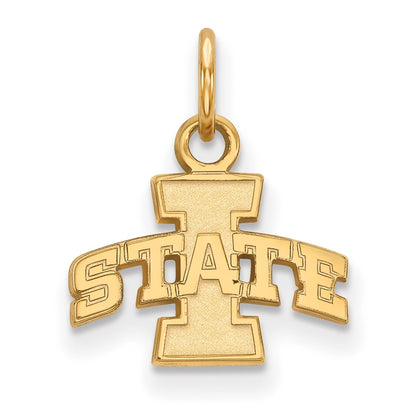 14K Yellow Gold Logoart Iowa State University Extra Small Pendant