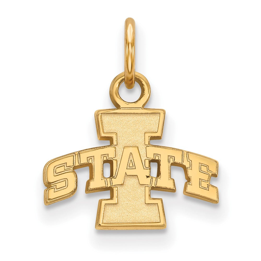 10K Yellow Gold Logoart Iowa State University Extra Small Pendant