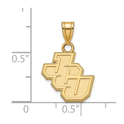 Gold Plated Sterling Silver Logoart John Carroll University Small Pendant