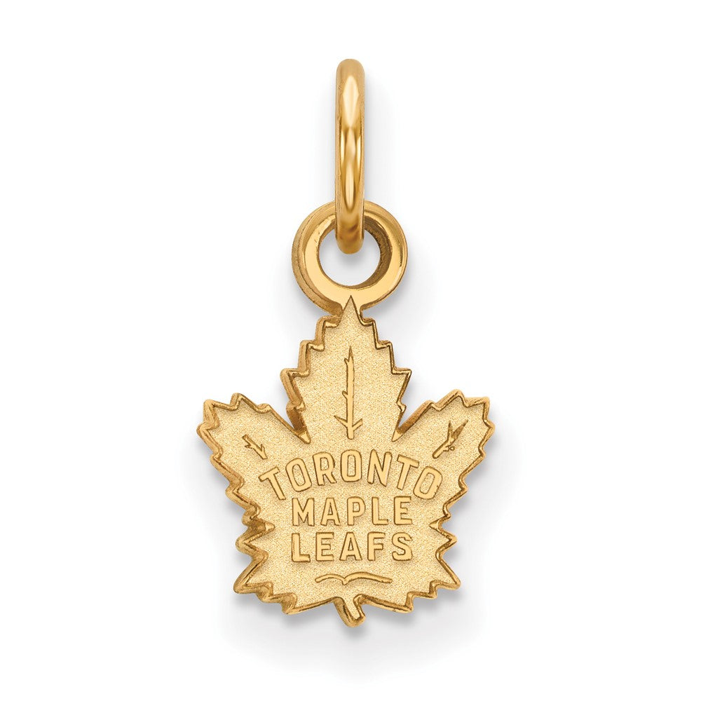 10K Yellow Gold Nhl Logoart Toronto Maple Leafs Extra Small Pendant
