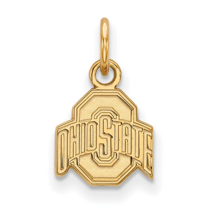 10K Yellow Gold Logoart The Ohio State University Extra Small Pendant