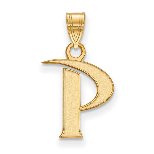 14K Yellow Gold Logoart Pepperdine University Letter P Small Pendant