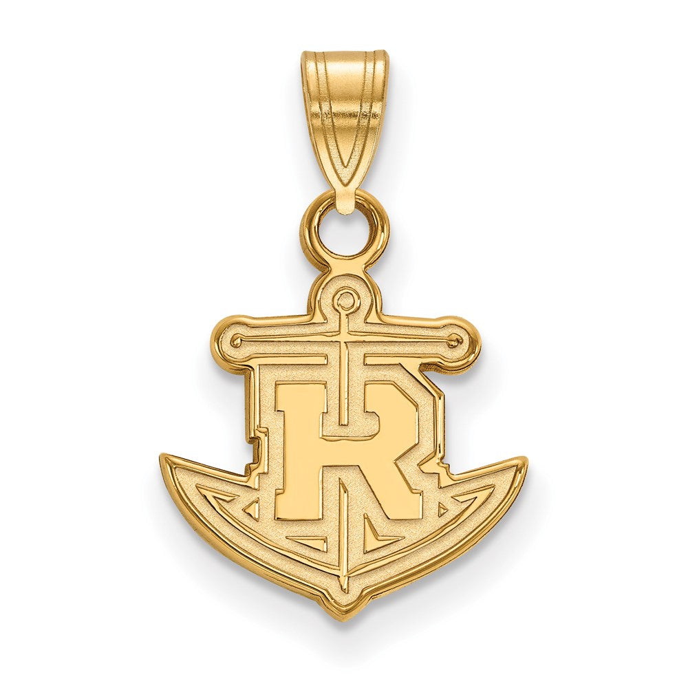 10K Yellow Gold Logoart Rollins College Anchor Small Pendant