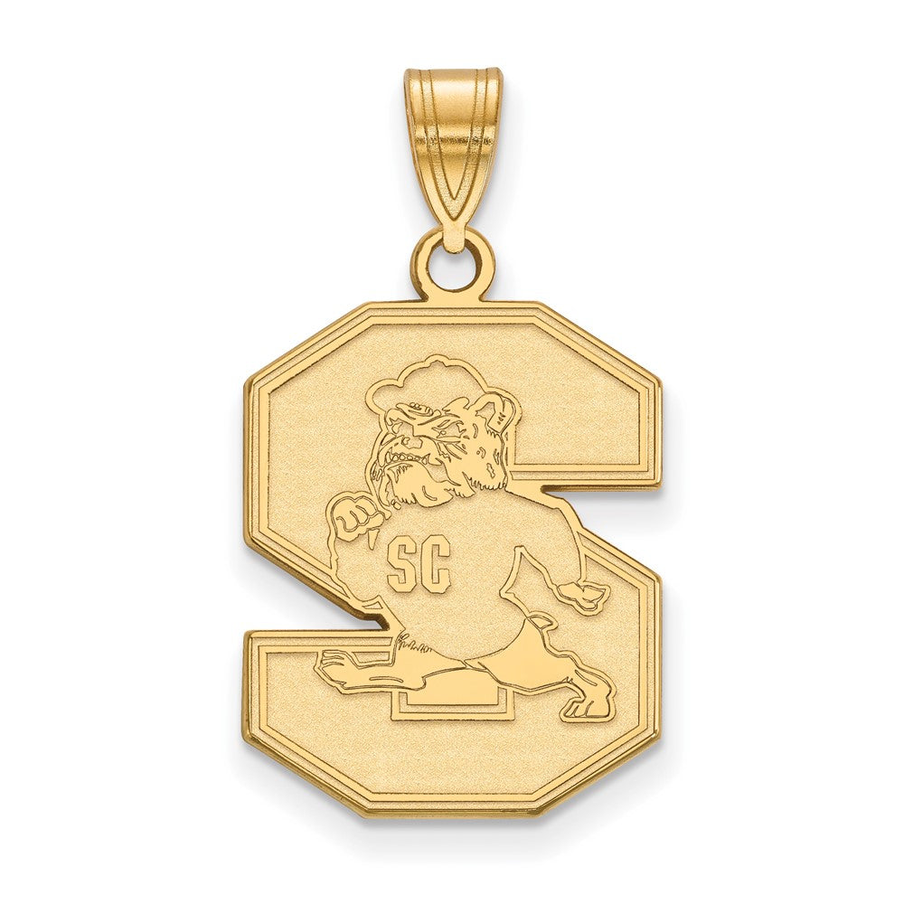 10K Yellow Gold Logoart South Carolina State University Large Pendant