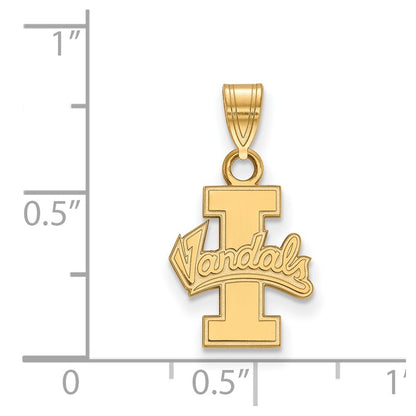 10K Yellow Gold Logoart University Of Idaho Vandals Small Pendant