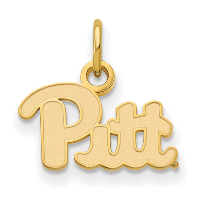 14K Yellow Gold Logoart University Of Pittsburgh Extra Small Pendant