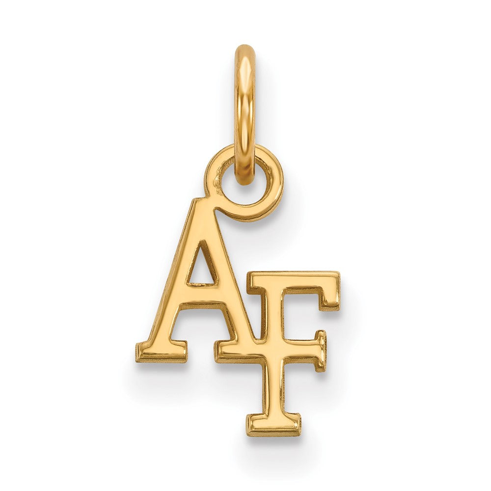 10K Yellow Gold Logoart United States Air Force Academy A F Extra Small Pendant