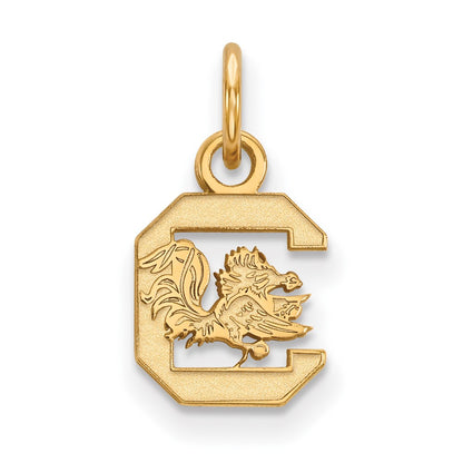 14K Yellow Gold Logoart University Of South Carolina Extra Small Pendant