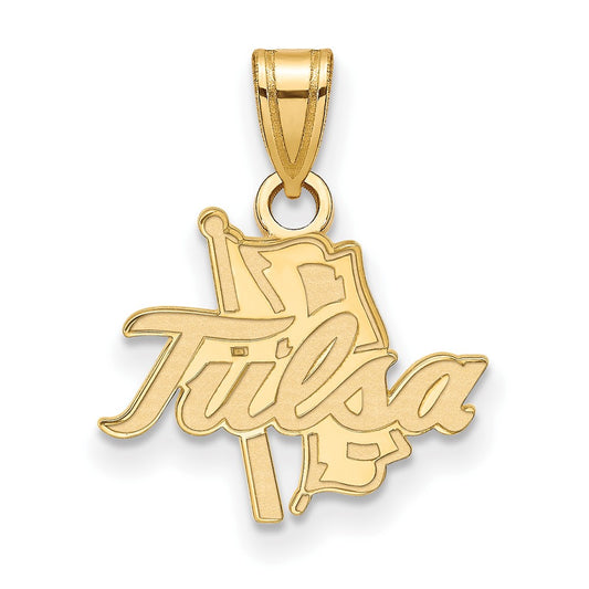 14K Yellow Gold Logoart University Of Tulsa Small Pendant
