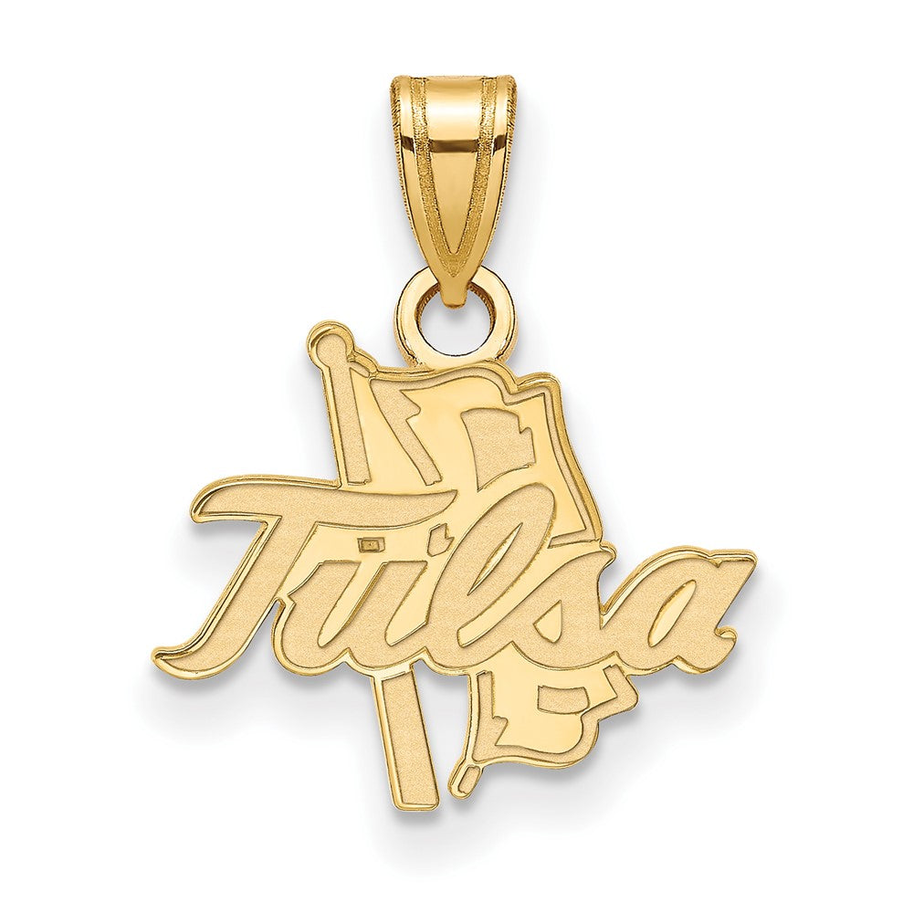 10K Yellow Gold Logoart University Of Tulsa Small Pendant