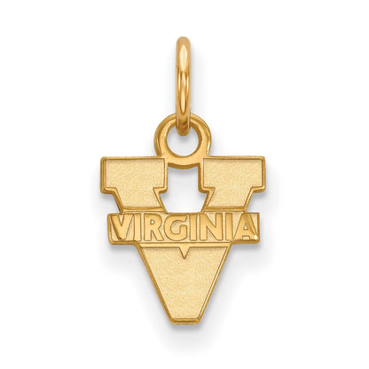 10K Yellow Gold Logoart University Of Virginia Extra Small Pendant