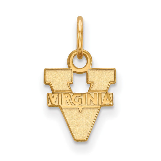 14K Yellow Gold Logoart University Of Virginia Extra Small Pendant