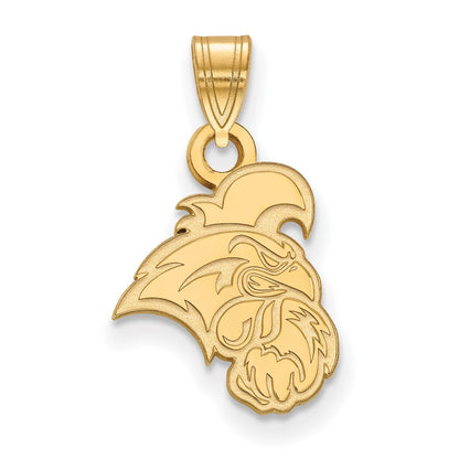 14K Yellow Gold Logoart Coastal Carolina University Chanticleer Small Pendant