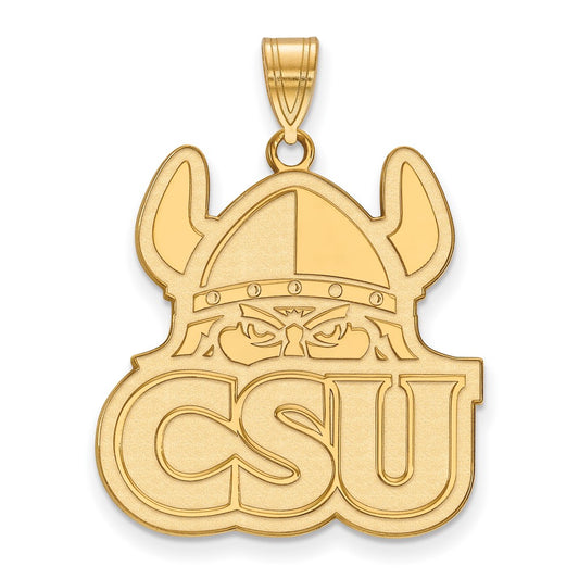 14K Yellow Gold Logoart Cleveland State University Extra Large Pendant