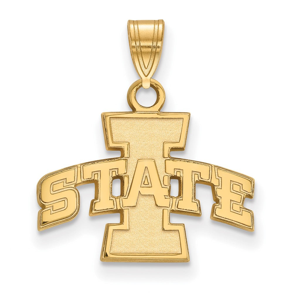 14K Yellow Gold Logoart Iowa State University Small Pendant