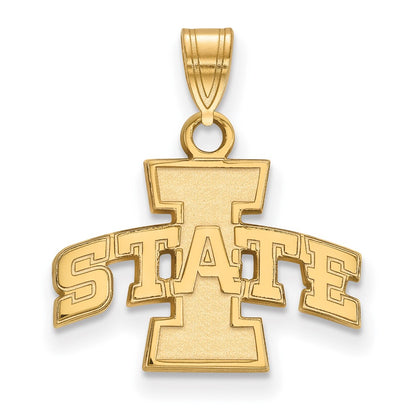 10K Yellow Gold Logoart Iowa State University Small Pendant