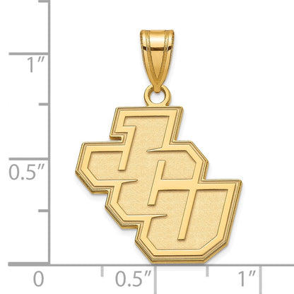 Gold Plated Sterling Silver Logoart John Carroll University Medium Pendant
