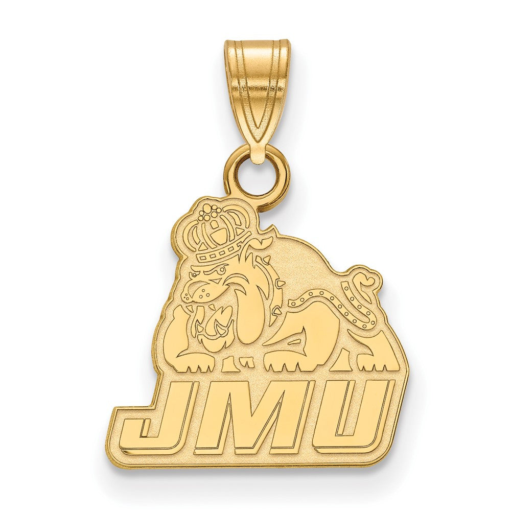 Gold Plated Sterling Silver Logoart James Madison University Small Pendant