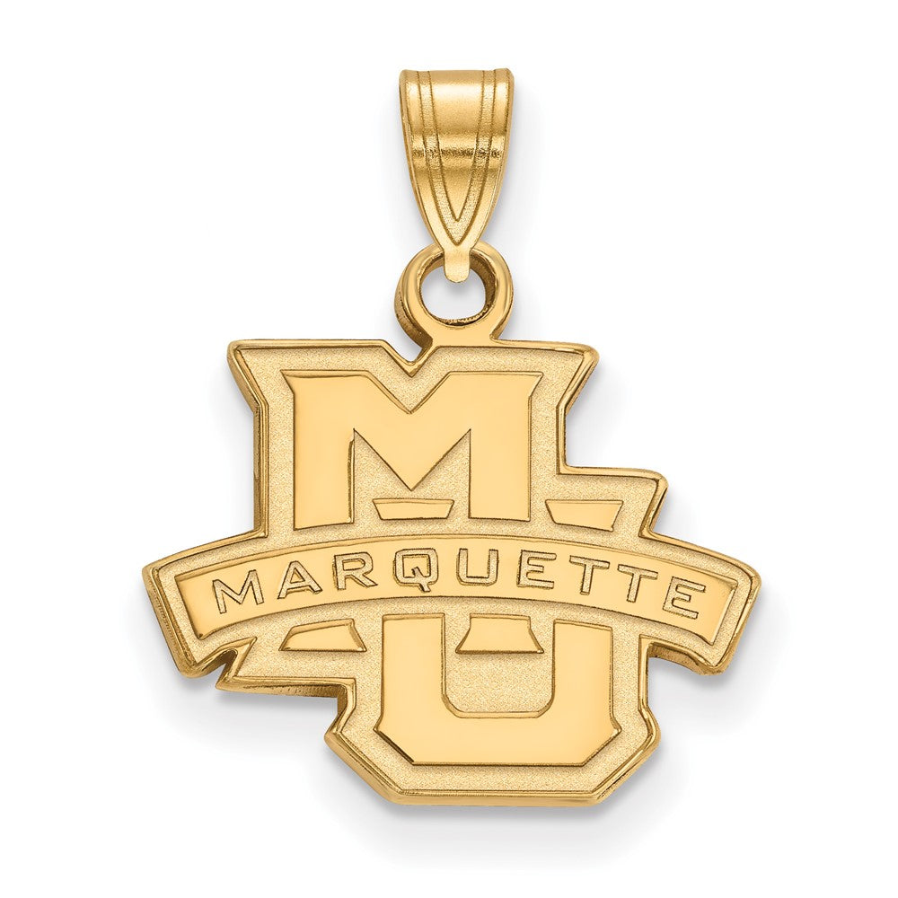 10K Yellow Gold Logoart Marquette University Small Pendant