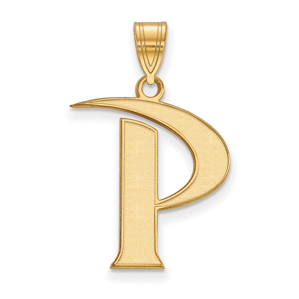 14K Yellow Gold Logoart Pepperdine University Letter P Large Pendant