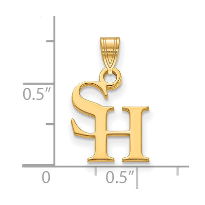 14K Yellow Gold Logoart Sam Houston State University Small Pendant