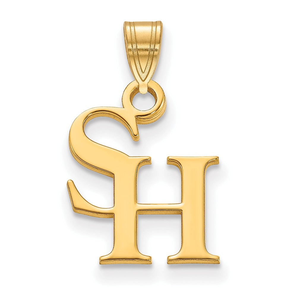 Gold Plated Sterling Silver Logoart Sam Houston State University Small Pendant