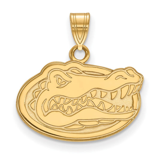 10K Yellow Gold Logoart University Of Florida Gator Small Pendant