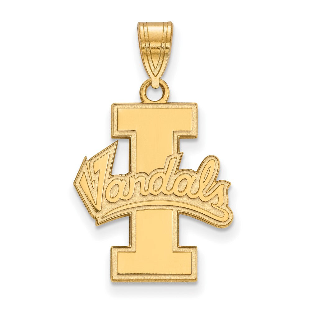 Gold Plated Sterling Silver Logoart University Of Idaho Vandals Large Pendant