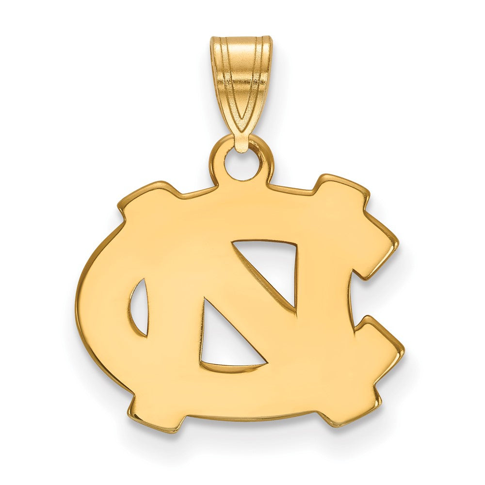 14K Yellow Gold Logoart University Of North Carolina N C Small Pendant