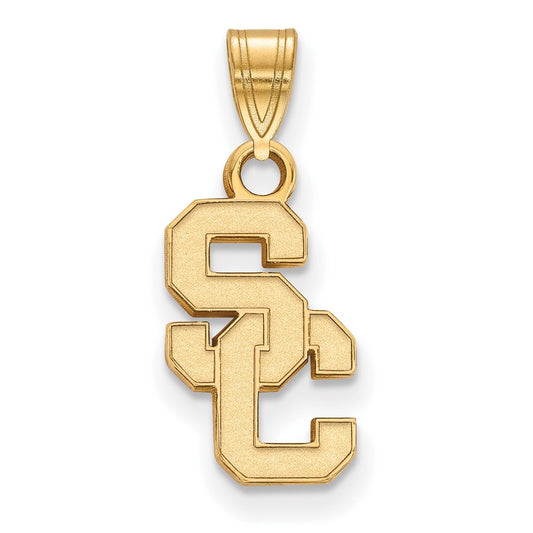 10K Yellow Gold University Of Southern California S C Small Pendant