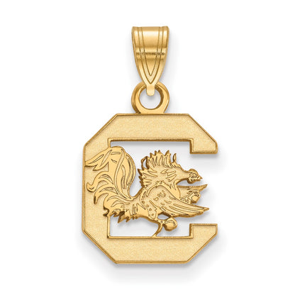 14K Yellow Gold Logoart University Of South Carolina Small Pendant