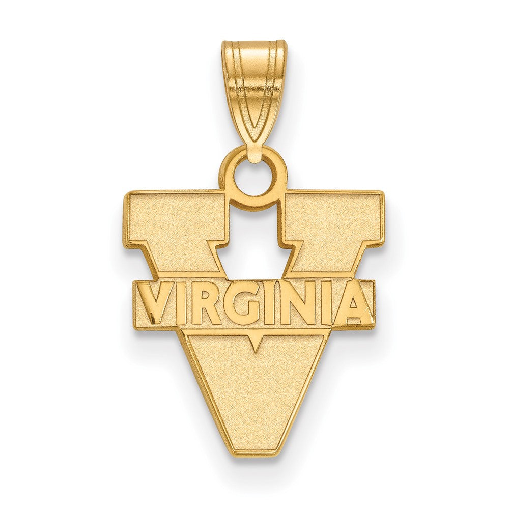 14K Yellow Gold Logoart University Of Virginia Small Pendant